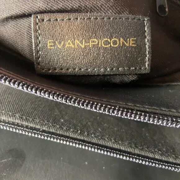 Vintage Evan-Picone Quilted Black Chain Strap Tote - NWOT - Picture 3 of 16